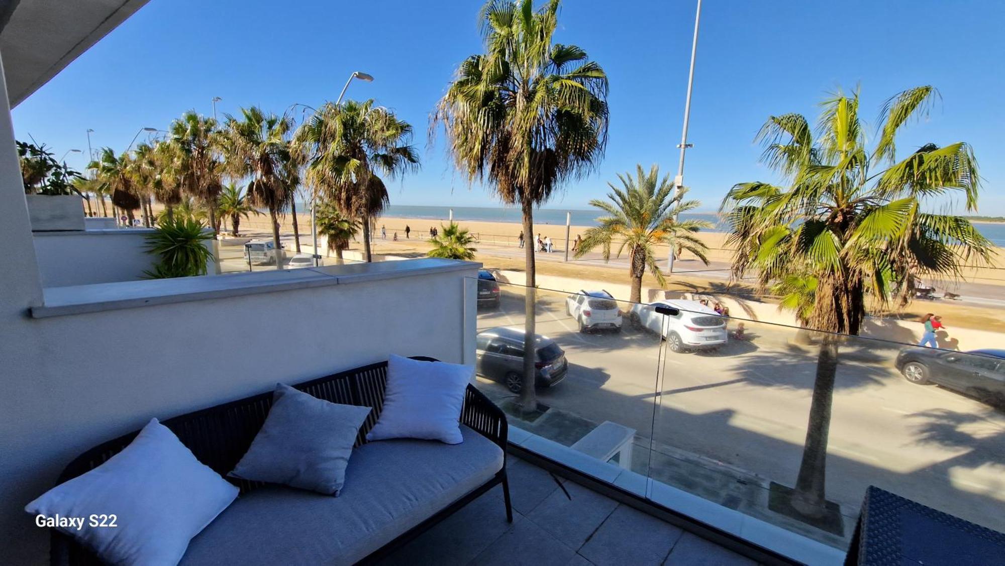 Boutelou Playa Con Vistas Al Mar Apartment Sanlucar de Barrameda Ngoại thất bức ảnh